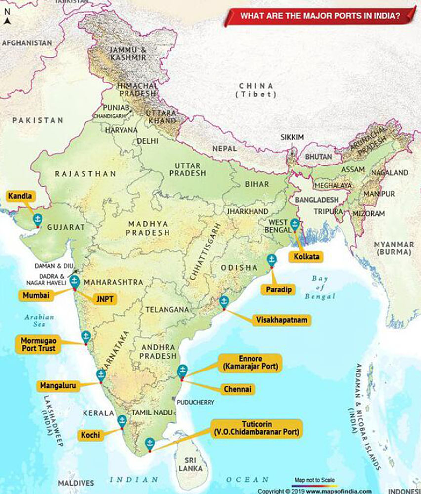 Important Ports In India For Bank Exams